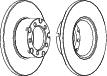 Front Brake Disc Single Fits Mercedes-Benz OE 6014200072 Ferodo FCR116A