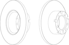 Load image into Gallery viewer, Front Brake Disc Single Fits Mercedes-Benz OE 6014200172 Ferodo FCR117A