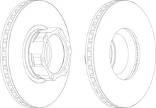 Load image into Gallery viewer, Front Brake Disc Single Fits Mercedes-Benz OE 6704210112 Ferodo FCR119A