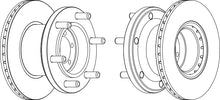 Load image into Gallery viewer, Front Brake Disc Single Fits Iveco OE 1904693 Ferodo FCR133A