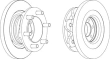 Load image into Gallery viewer, Front Brake Disc Single Fits Iveco OE 1908772 Ferodo FCR139A
