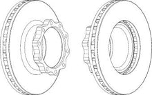 Load image into Gallery viewer, Front Brake Disc Single Fits OE 81508030020 Ferodo FCR147A