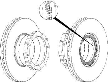 Brake Disc Single Fits OE 81508030022 Ferodo FCR148A
