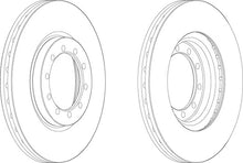 Load image into Gallery viewer, Front Brake Disc Single Fits Renault Renault Trucks Ferodo FCR182A