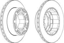 Load image into Gallery viewer, Rear Brake Disc Single Fits Renault Renault Trucks OE 5001864712 Ferodo FCR184A