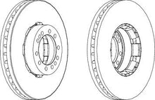 Load image into Gallery viewer, Front Brake Disc Single Fits OE 5010260218 Ferodo FCR185A