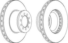Load image into Gallery viewer, Front Brake Disc Single Fits OE 9704210112 Ferodo FCR186A