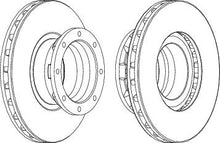 Load image into Gallery viewer, Rear Brake Disc Single Fits OE 9704230412 Ferodo FCR187A