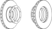 Load image into Gallery viewer, Rear Brake Disc Single Fits OE 9704230512 Ferodo FCR188A