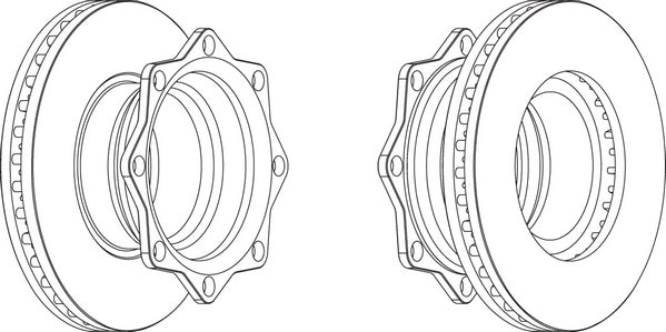 Rear Brake Disc Single Fits OE 4079000400 Ferodo FCR202A