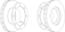 Load image into Gallery viewer, Rear Brake Disc Single Fits OE 308834030 Ferodo FCR206A
