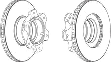 Load image into Gallery viewer, Rear Brake Disc Single Fits Mercedes-Benz OE 6684230512 Ferodo FCR209A