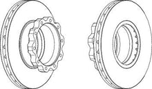 Load image into Gallery viewer, Brake Disc Single Fits OE 81508030041 Ferodo FCR215A