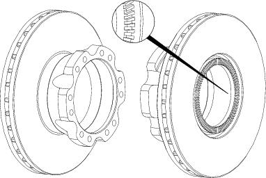 Rear Brake Disc Single Fits OE 1400273 Ferodo FCR226A