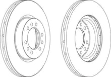 Load image into Gallery viewer, Front Brake Disc Single Fits Iveco OE 42471214 Ferodo FCR235A