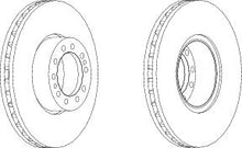 Load image into Gallery viewer, Front Brake Disc Single Fits OE 504134958 Ferodo FCR244A
