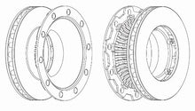 Load image into Gallery viewer, Rear Brake Disc Single Fits OE 308834130 Ferodo FCR253A