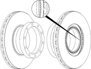 Rear Brake Disc Single Fits OE 1400284 Ferodo FCR258A