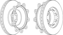 Load image into Gallery viewer, Rear Brake Disc Single Fits OE 9267035 Ferodo FCR293A
