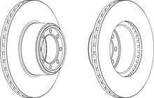 Load image into Gallery viewer, Rear Brake Disc Single Fits Iveco OE 2996033 Ferodo FCR320A