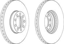 Load image into Gallery viewer, Front Brake Disc Single Fits Iveco OE 2996122 Ferodo FCR329A
