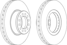 Load image into Gallery viewer, Front Brake Disc Single Fits OE 81508030044 Ferodo FCR331A