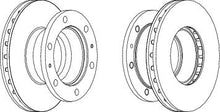 Load image into Gallery viewer, Front Brake Disc Single Fits OE 2996419 Ferodo FCR338A