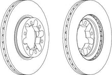 Load image into Gallery viewer, Front Brake Disc Single Fits Nissan OE 5001871214 Ferodo FCR339A
