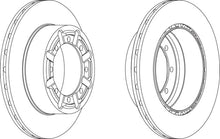 Load image into Gallery viewer, Rear Brake Disc Single Fits OE 432069X100 Ferodo FCR340A