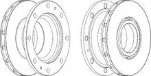 Load image into Gallery viewer, Rear Brake Disc Single Fits OE 2996009 Ferodo FCR341A