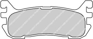 Rear Brake Pad Set Fits Mazda OE N0Y82643Z Ferodo FDB1012