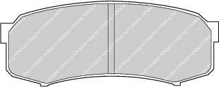 Rear Brake Pad Set Fits Lexus Mitsubishi Toyota OE 446560010 Ferodo FDB1021