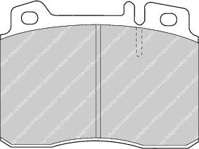 Front Brake Pad Set Fits Mercedes-Benz OE 24203720 Ferodo FDB1037