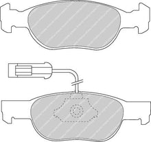 Load image into Gallery viewer, Front Brake Pad Set Fits Alfa Romeo Fiat Lancia OE 9947118 Ferodo FDB1040