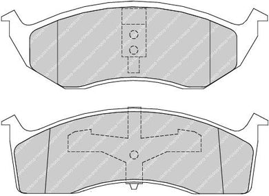 Front Brake Pad Set Fits Chrysler Dodge Plymouth OE 4728124 Ferodo FDB1098