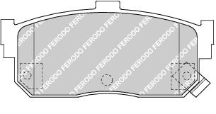 Rear Brake Pad Set Fits Nissan OE 440604U090 Ferodo FDB1104