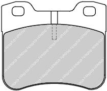 Front Brake Pad Set Fits Citroen OE 172066 Ferodo FDB1109