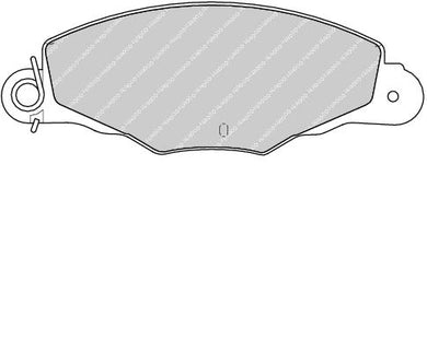 Front Brake Pad Set Fits Citroen Peugeot OE 425145 Ferodo FDB1114