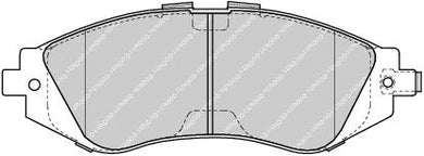 Front Brake Pad Set Fits Chevrolet Daewoo Saab OE 96245178 Ferodo FDB1116