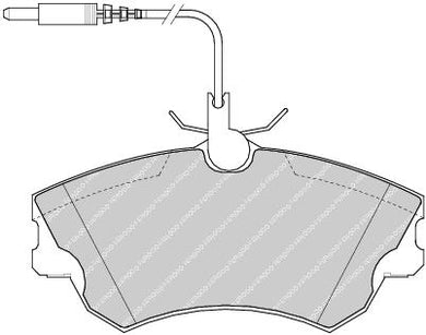 Front Brake Pad Set Fits Renault OE 6025315867 Ferodo FDB1124