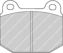 Front Brake Pad Set Fits Lotus Mitsubishi Opel Vauxhall Ferodo FDB1282
