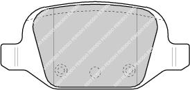 Rear Brake Pad Set Fits Fiat Lancia OE 9948417 Ferodo FDB1324