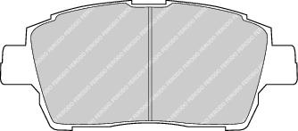 Front Brake Pad Set Fits Toyota OE 446512581 Ferodo FDB1392