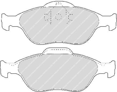 Front Brake Pad Set Fits Ford Ford Australia Mazda OE 1101462 Ferodo FDB1394