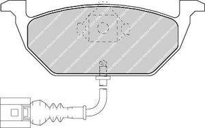 Front Brake Pad Set Fits Audi Seat Skoda VW OE 1J0698151D Ferodo FDB1398