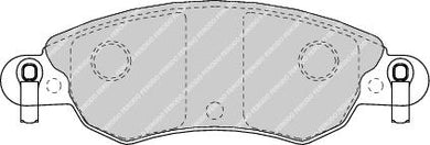 Front Brake Pad Set Fits Citroen OE 425214 Ferodo FDB1410
