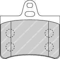 Rear Brake Pad Set Fits Citroen OE 425217 Ferodo FDB1413