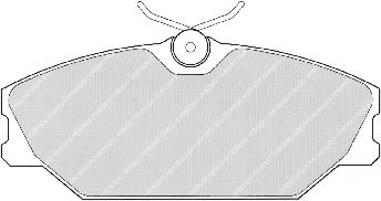 Front Brake Pad Set Fits Renault OE 7701206379 Ferodo FDB1420