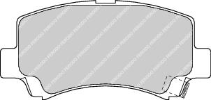 Front Brake Pad Set Fits Chery Naza Suzuki OE 5581075F00 Ferodo FDB1421