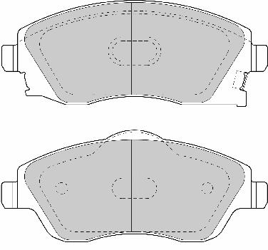 Front Brake Pad Set Fits Holden Opel Vauxhall OE 1605081 Ferodo FDB1424